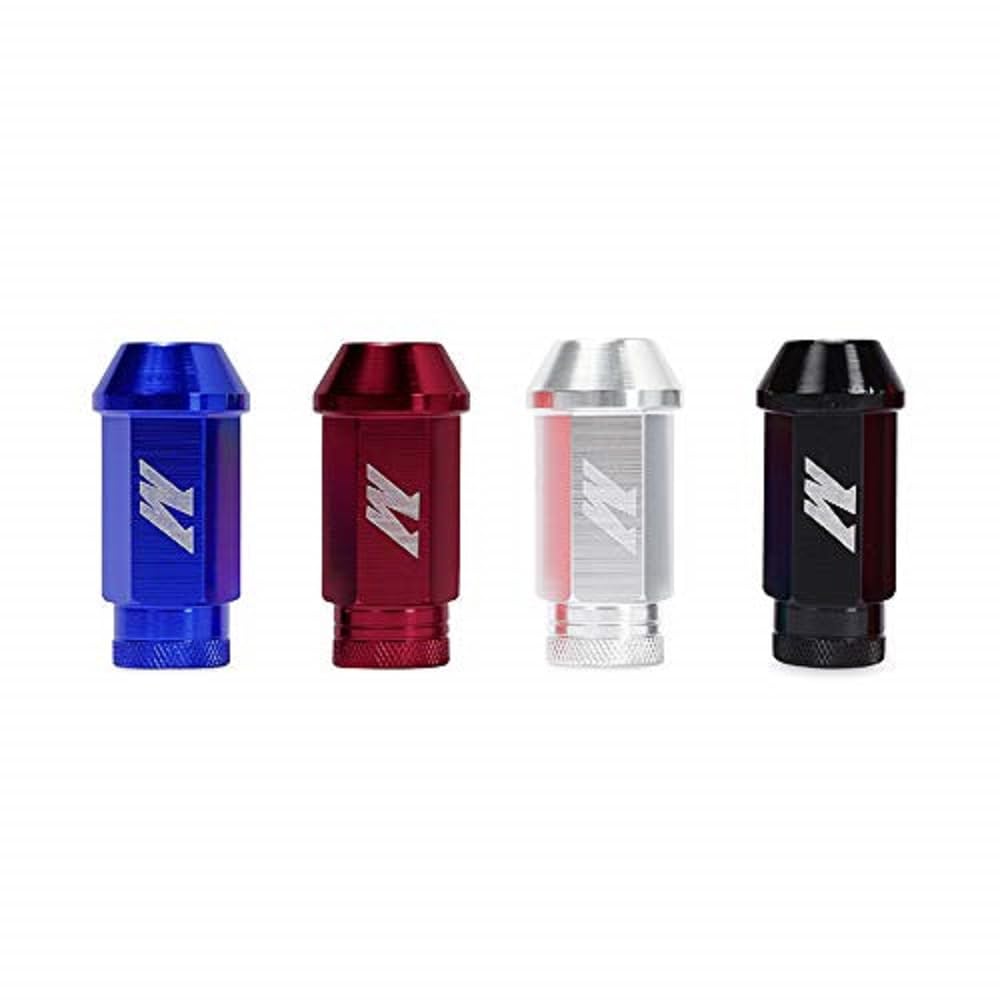 Mishimoto MMLG-1220-LOCKRD Aluminium Locking Lug Nuts, 1/2" x 20, Red