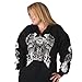 Hot Leathers Asphalt Angel Ladies Zip Hoodie (Black, XX-Large)