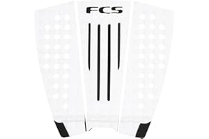 FCS Julian Wilson Athlete Series Surfboard Traction Pad – 3-Piece Grip Deck Pad for Surfing with Kick Tail & Arch Support