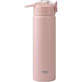 25 Oz Stainless Steel Water Bottle with Carry Handle Lid – Vacuum Insulated, Leak-Proof, Dishwasher Safe Sports Bottle – Keeps Drinks Hot Up to 12H & Cold up to 24H