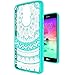 LG Stylo 3 Case,LG Stylo 3 Plus Case,LG Stylus 3 Case Clear,AnoKe Mandala Flower Cute Thin Slim Protective Mobile Cell Phone Cases Cover with Screen Protector for Girls Women Kids LG LS777 TM CH Mint