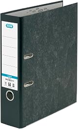 Elba A4 Lever Arch File Black Cloud Effect 80 mm Spine Holds 560 Sheets