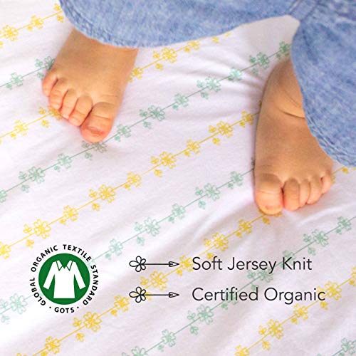 100 Organic Cotton Sheets for The Guava Lotus Travel Crib (Set of 2