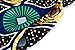 Annflat Women's African Floral Print Maxi Skirts A Line Long Skirts With Pocket X-Large Multi5