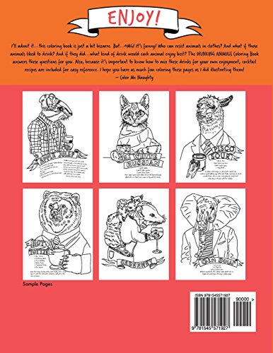 Download Books Drinking Animals Coloring Book Stenciling
