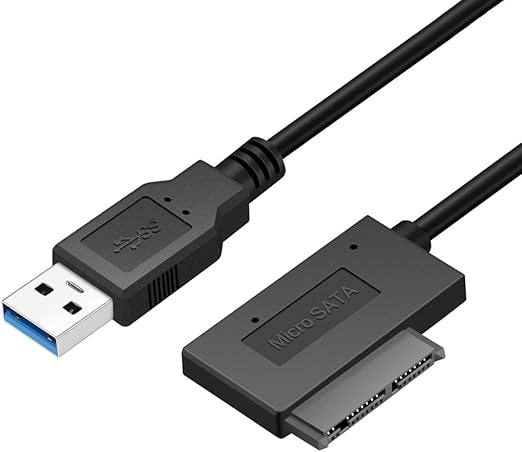 Amazon Com Eyoold Usb 3 0 To Micro Sata Adapter Cable For 1 8 Hdd Ssd Converter Cord Usb3 0 To 16pin Msata 7 9 Pin Home Kitchen