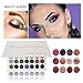 Beauty Glazed Professional Cosmetic Matte Shimmer Eyeshadow Palette 35 Color With Drop Shaped Cotton Pad Long Lasting Eyeshadow Palette Powder Beauty Blender(35 Color+1PCS)