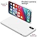 Case Compatible with iPhone Xs, AnsTOP Liquid Silicone Phone Case, Gel Rubber Shockproof Cover Full Protective Case for iPhone Xs Case (2018) (White)
