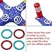 Inflatable Ring Toss Game Floating Swimming Ring with 4 Pcs Inflatable Rings for Multiplayer Water Pool Game Kid Family Pools Toys & Water Fun Outdoor Play Game Party Favors