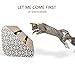 Myguru Cat Scratcher Cardboard Kitty Cat Scratching Pad Lounger Toy (Triangle)