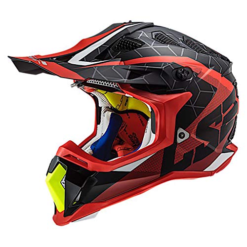 LS2 Subverter Adult Off-Road Motorcycle Helmet Straight Red