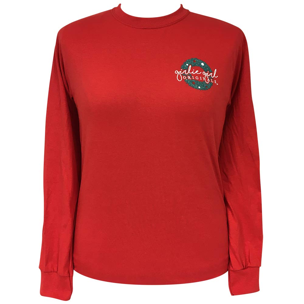 Girlie Girls Christmas Movie Watching Long Sleeve T Shirt Adult