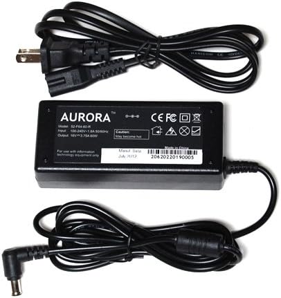 AURORA™ 16V 4A 64W Laptop AC Adapter for SONY VAIO PCG Series 161L 181L 1j1l 1k1l 3102 3112 3122 3192 3212 321A 322B 325A 431L 432L 441L 461L 462L 462M 481L 481M 481N 491 491L 492L 4A1L 4B1L 4C1L 4D1L 4E1L 4f1m 500 505 505E 505EX 505F 505FX 505G 505TR 505TS 505TX 505X 51 51AL 531 531A 532 532A 551 551L 561 561L 571 571A 571N 581 581L 581M 582 582M 591 591L 5A1M 5B1L 10Ft Power Cord / Notebook Battery Charger