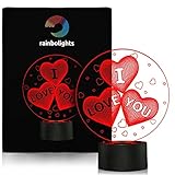 I LOVE YOU GIFT 3D AMAZING Illusion Light 7 COLOR By rainbolights A Great ANNIVERSARY GIFT Idea or a UNIQUE Way To Say I LOVE YOU THIS CHISTMAS