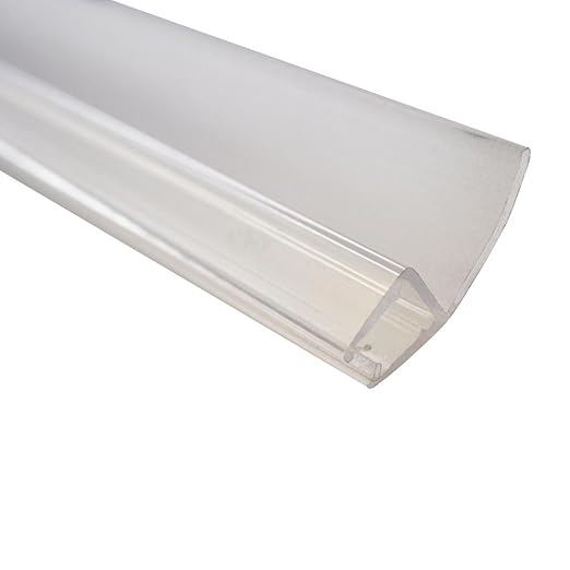 Roman Shower Door & Panel Flipper Seal 1900mm Straight Seal Amazon.co