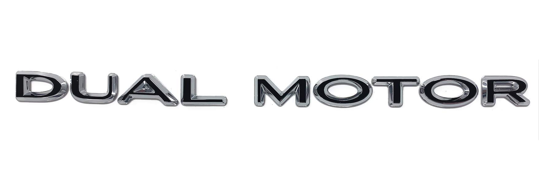 Custom Cut Graphics Dual Motor Badge Wrap for Tesla