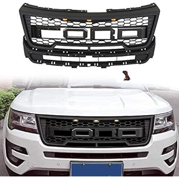 Motorfansclub Front Grill Cover For Ford Explorer 11 15 Grille Trims Black Exterior Accessories Hauglegesenter Grilles Grille Guards