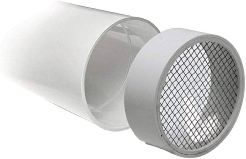 R1508 PVC Termination Vent Stainless Screen w/Condensation Slot 2 Inch