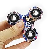 PUNING Fidget Hand Spinner Toy Stress Reducer EDC Focus Toy Relieves ADHD Anxiety Time Killer (C-8Camouflage skull)