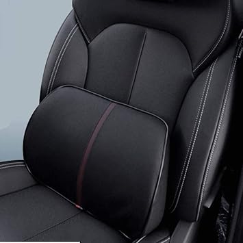 Homdsim Car Seat Lumbar Support Pillow Back Cushion Soft Memory