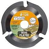 Versatile Angle Grinder Saw Blade Speedwood 125 (5