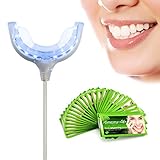 Harmony Life 6%HP Teeth Whitening Strips(28 pcs) with Professional Accelerator Light(10 LEDS)