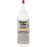Super Lube Silicone Oil High & Low Temp CST (Clear, 4oz Bottle) | NSF Certified Food Grade & Clean | High and Low Temp Stable