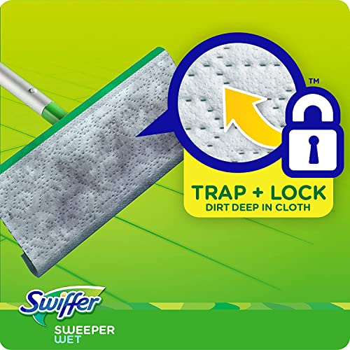 Swiffer Sweeper Wet Mopping Cloths, MultiSurface Floor Cleaner with