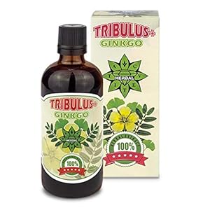 Tribulus-Terrestris-Ginkgo-Biloba-100-ml-Natural-Liquid-Extract-33-Days-Supply-Better-Memory-Testosterone-Booster-by-Cvetita-Herbal Tribulus Terrestris + Ginkgo Biloba | 100 ml Natural Liquid Extract | 33 Days Supply | Better Memory | Testosterone Booster by Cvetita Herbal