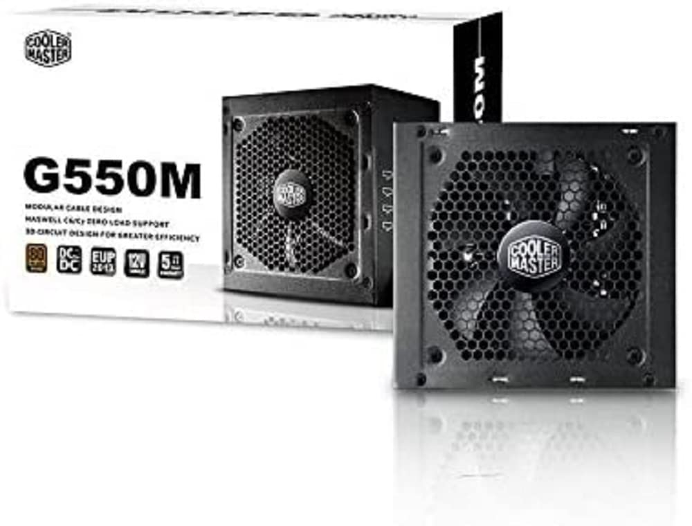 Cooler Master G550M Psu 'Semi-Modular, 80 Plus Bronze, 550W' Rs550-Amaab1-Uk