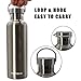 TOPOKO 25 oz Stainless Steel Vacuum Insulated Water Bottle, Keeps Drink Cold up to 24 hours & Hot up to 12 hours, Leak Proof and Sweat Proof. Large Capacity Sports Bottle