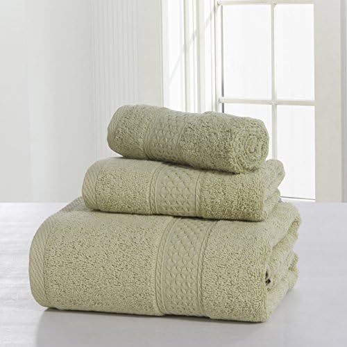 Cotton solid color bath towel set for adults/ big towel/ five-star hotel towels/ plain coloured towels/ male and female couples absorbent bath towel-I