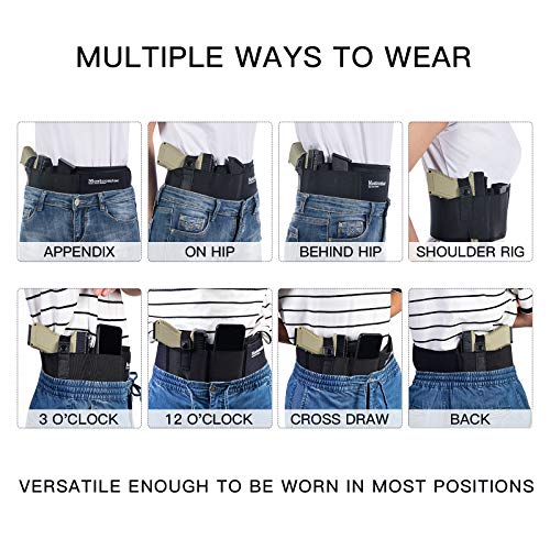 Belly Band Holster for Concealed Carry Gun Holsters for