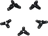 DDHOMIN 240 PCS R Type Cable Clips P Clips Black Cable Cleats view 3