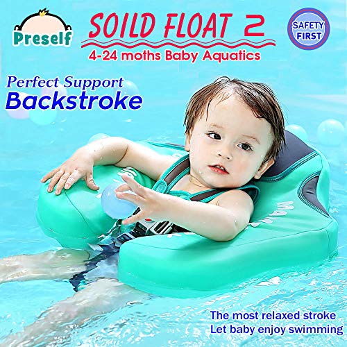 image for Preself Baby Solid Folat Ring 2 Infant Toddler Safety Aquatics Swim Fl