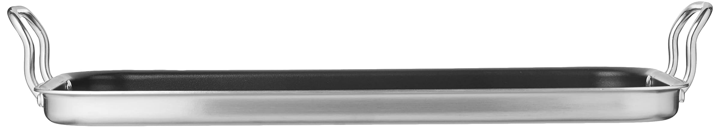 Cuisinart ダブルバーナーグリドル 10インチ x 18インチ ステンレススチール
