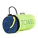 TUKO Microfiber Beach Towel Set with Bag Holder (47L x 23W, Single) 