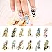DDLBiz Luxury Fashion Crystal Rhinestone Nail Ring Charm Party Wedding Fingernail Rings