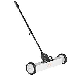 VEVOR Rolling Magnetic Sweeper with Wheels, 50Lbs