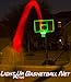 Light Up Action Basketball Net Basketball Goal Lighting System Multi-Colored with Wireless Remote