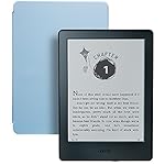 Kindle for Kids Bundle with the latest Kindle E-reader, 2-Year Worry-Free Guarantee, Blue Cover