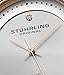 Stuhrling Original Women's 734LM.05 Ascot Casatorra Elite Analog Swiss Quartz Rose Gold-Tone Stainless Steel Watch
