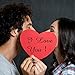 324 Pieces Foam Hearts 24 Pieces 6 Inches Valentines Large Craft Heart Decor, 300 Pieces Small Foam Hearts Self Adhesive Hearts Stickers for Valentine's Day Mother's Day DIY Crafts (Blank)