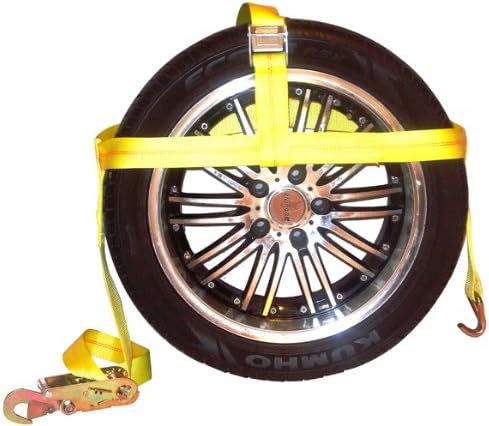 Adjustable Tire Holder Strap w/Snap Hook, Cam Buckle & J-Hook
