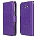 For Samsung Galaxy J7 V / J7 2017 / J7 Prime / J7 Perx / J7 Sky Pro / Galaxy Halo Case, LK Luxury PU Leather Wallet Flip Protective Case Cover with Card Slots and Stand (Purple)