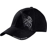 Legendary Whitetails Men's Black Stretch Fit Night Tracker Cap