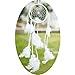 SOLEDI Dream Catcher White 40cmx11cm Handmade Traditional Circular Net Home Decor Wall Car Hanging Ornament Gift