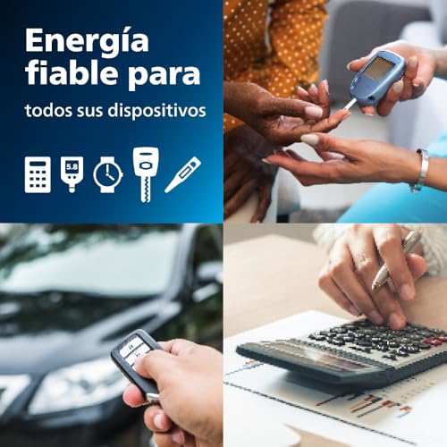 Alkaline 1 Volt A76, baterías optimas para Relojes, calculadoras y pequeños aparatos electrónicos, Paquete de 12