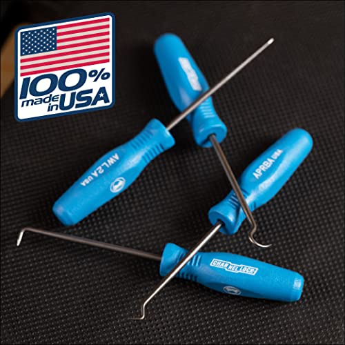 Channellock HP4A 4 Piece Precision Hook and Pick Set, Useful as