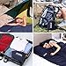 ENKEEO Travel and Camping Sheet Sleeping Bag Liner – 87” x 43” Lightweight Compact Envelope Sleep Bag with Pillow Room and Full Length Zipper, Large Single Size, Navy Bluethumb 4